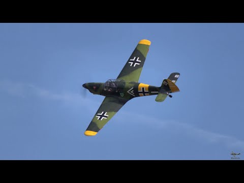 Messerschmitt Bf-108 Taifun - Spectacular Low Passes at Haguenau Airshow 2024!