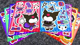 Kuromi Sticker ASMR for Sleep and Relaxation #ASMR #Kuromi #Sanrio #ASMRStickers #StickerASMR