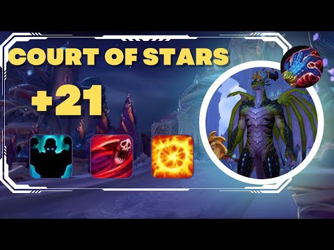 Devastation Evoker +21 Court of Stars M+ | Dragonflight WoW