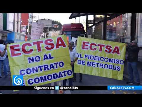 Transportistas amenazan con bloqueo si gobierno capitalino no cumple promesa de ser incluidos en el fideicomiso de Metrobús