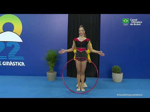 PAN DE GINÁSTICA RÍTMICA 2022 - Maria Flávia Britto disputa a final no arco: 26.150 pontos