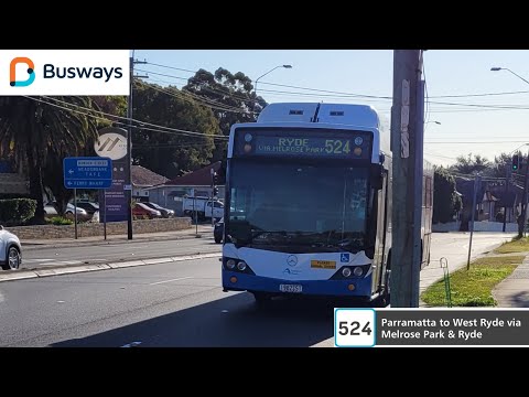 Busways Ryde 1982 ST Mercedes Benz O500LE CNG Custom Coaches CB60 EVOII Bus ride.