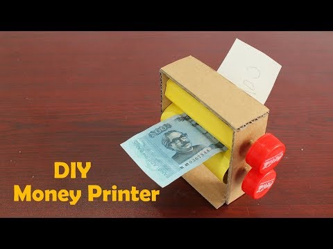 How to Make a Money Printer Machine at Home Easy Way - DIY Money Printer Machine MAGIC TRICK Tool