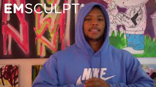 EMsculpt with Saquon Barkley of the New York Giants