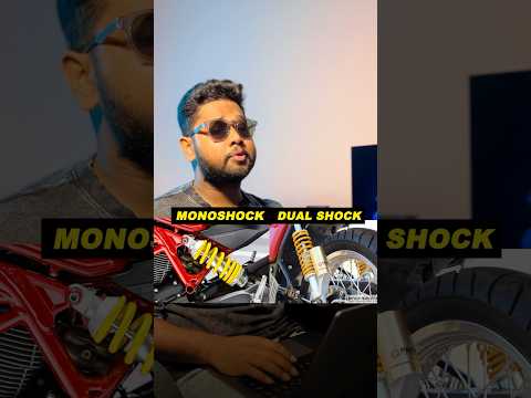 Mono shock vs dual shock absorber. Which is best ? #motorcycle #suspension #tips #shorts #trending