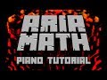C418 Aria Math From Minecraft Piano Tutorial