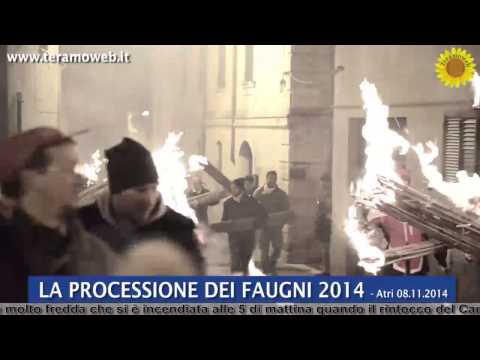 WWW.TERAMOWEB.IT - LA PROCESSIONE DEI FAUGNI - Atri 08.12.2014