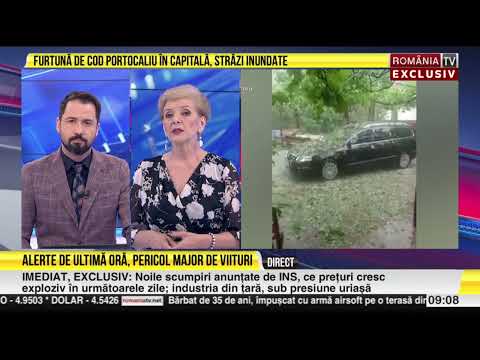 Noi alerte meteo. Romica Jurca vine cu ultima prognoză oficială