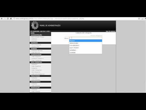 CRIAR CATEGORIAS PARA CLASSIFICADOS