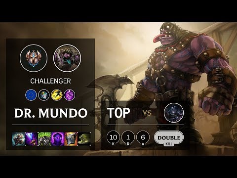 Dr. Mundo Top vs Shen - EUW Challenger Patch 10.6