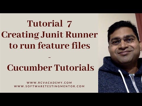 Creating JUnit Runner and executing feature files Cucumber Tutorials