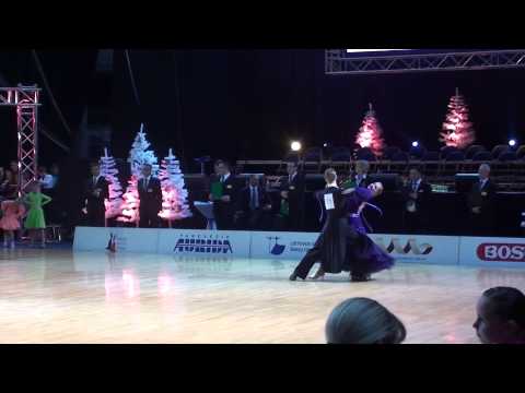 Lauris Paegle - Jelizaveta Rukosujeva - Lithuanian open 2014 WDSF youth open st final slow foxtrot