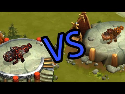 Titan Mode Gronckle VS Gronckle - Dragons:Rise of Berk