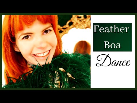 How to FEATHER BOA DANCE - 5 simple moves - Burlesque Dance Tutorial