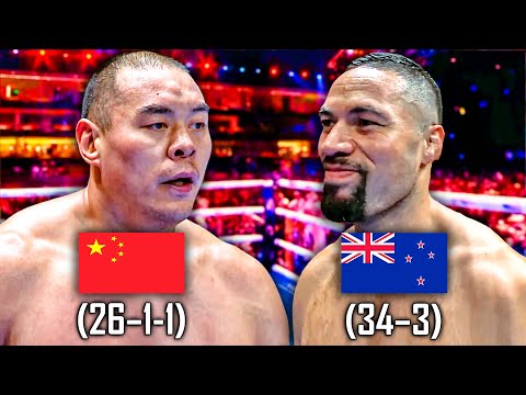 HEAVYWEIGHT SLUGFEST! Zhilei Zhang (China) vs Joseph Parker (New Zealand) | Boxing Fight Highlights