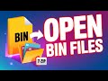How To Extract BIN Files Using 7 Zip