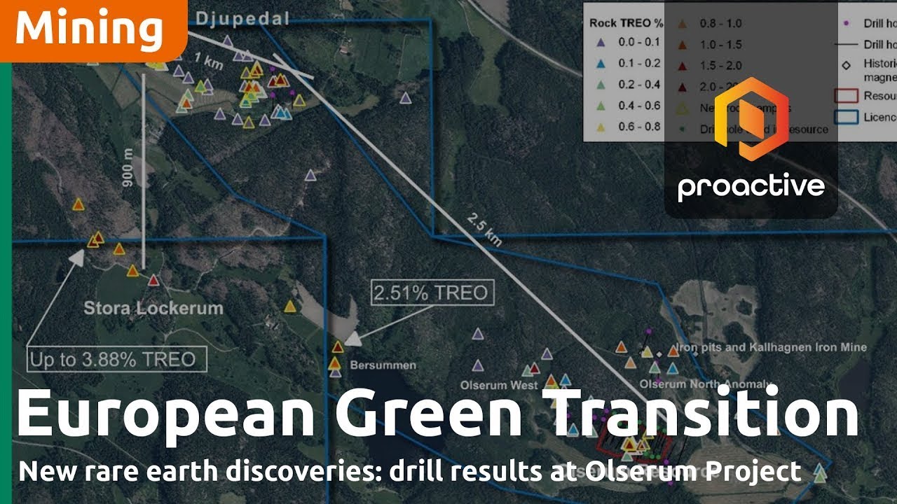 European Green Transition CEO on record drill assays at Olserum project