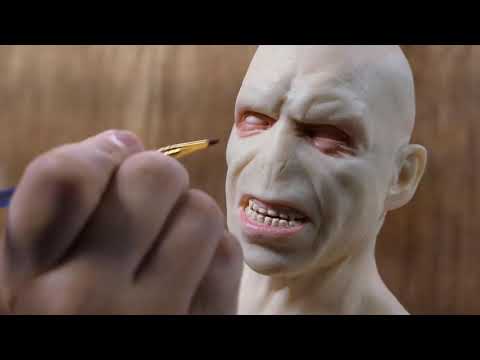 Awesome! Voldemort Sculpture Timelapse - Harry Potter || GoVial