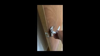 How to repair loose door handle in hollow door