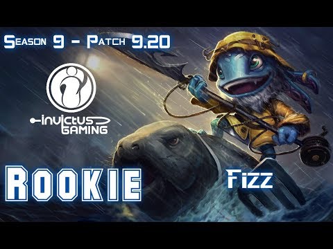 IG Rookie FIZZ vs SYNDRA Mid - Patch 9.20 EUW Ranked