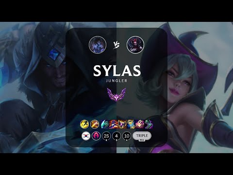 Sylas Jungle vs Elise - KR Master Patch 13.9