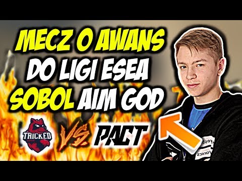 PACT POMŚCIŁO VIRTUS.PRO! MECZ O AWANS DO LIGI ESEA VS TRICKED, SOBOL AIM GOD - CSGO BEST MOMENTS