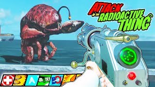 BOSS FIGHT! "ATTACK OF THE RADIOACTIVE THING EASTER EGG" INFINITE WARFARE ZOMBIES