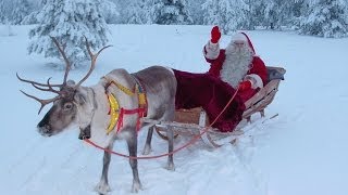 preview picture of video 'Paese di Babbo Natale: Lapponia in Finlandia - Rovaniemi - aurore boreali'