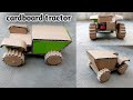 Making A Cardboard Tractor Tractor Video