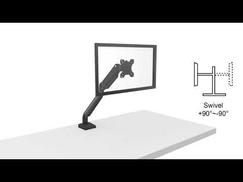 PUTORSEN® PC Monitor Arm - Aluminum Ergonomic Height-Assisted Full Motion (GSMT-261)