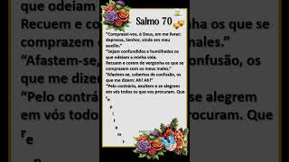 Salmo 70 🙌 Livramento e socorro rápido  #lindamensagem #salmos  #mensagem