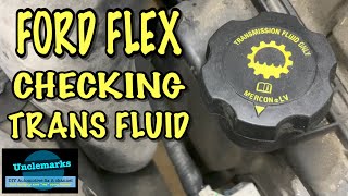 How to check trans fluid level on Ford Flex (Ep 279) 6T50 6F55 6F35 6T40