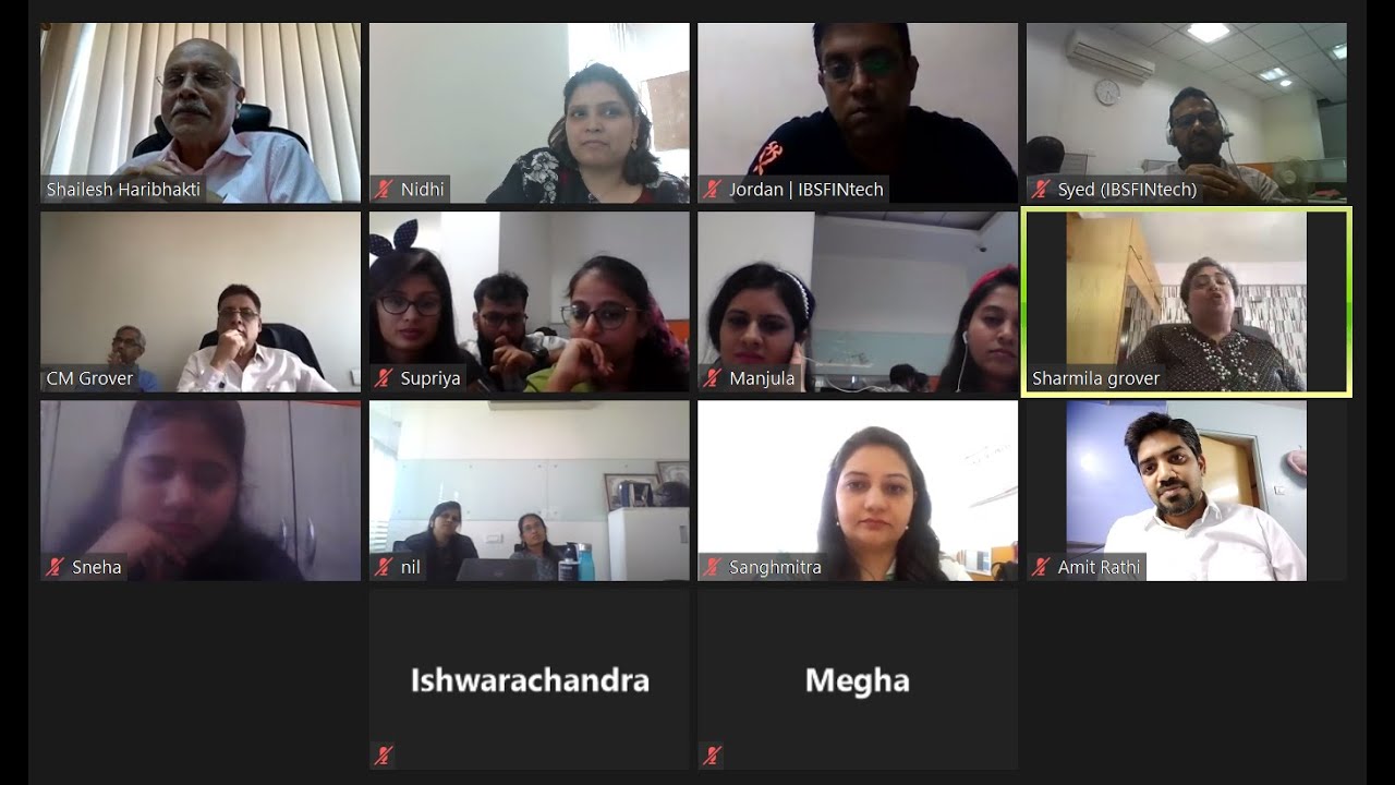 Ms. Sharmila Grover on "Valuing your value" on International Women's Day 2021 at IBSFINtech