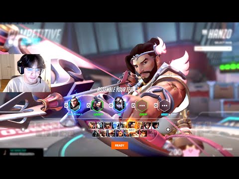 HANZO MASTERCLASS BY PRO PLAYER S9MM! [ OVERWATCH 2 TOP 500 SEASON 5 ]
