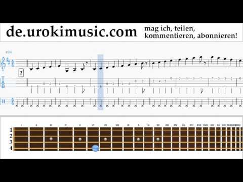 Banjounterricht (Irischer Tenor) Luis Fonsi - Despacito Noten Lernen Teil#1 um-a995