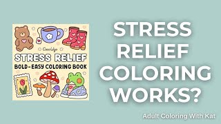 I tried a STRESS RELIEF coloring book: Did I Waste My Monday!