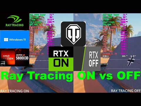 Ray Tracing ON vs OFF - World of Tanks ULTRA Settings