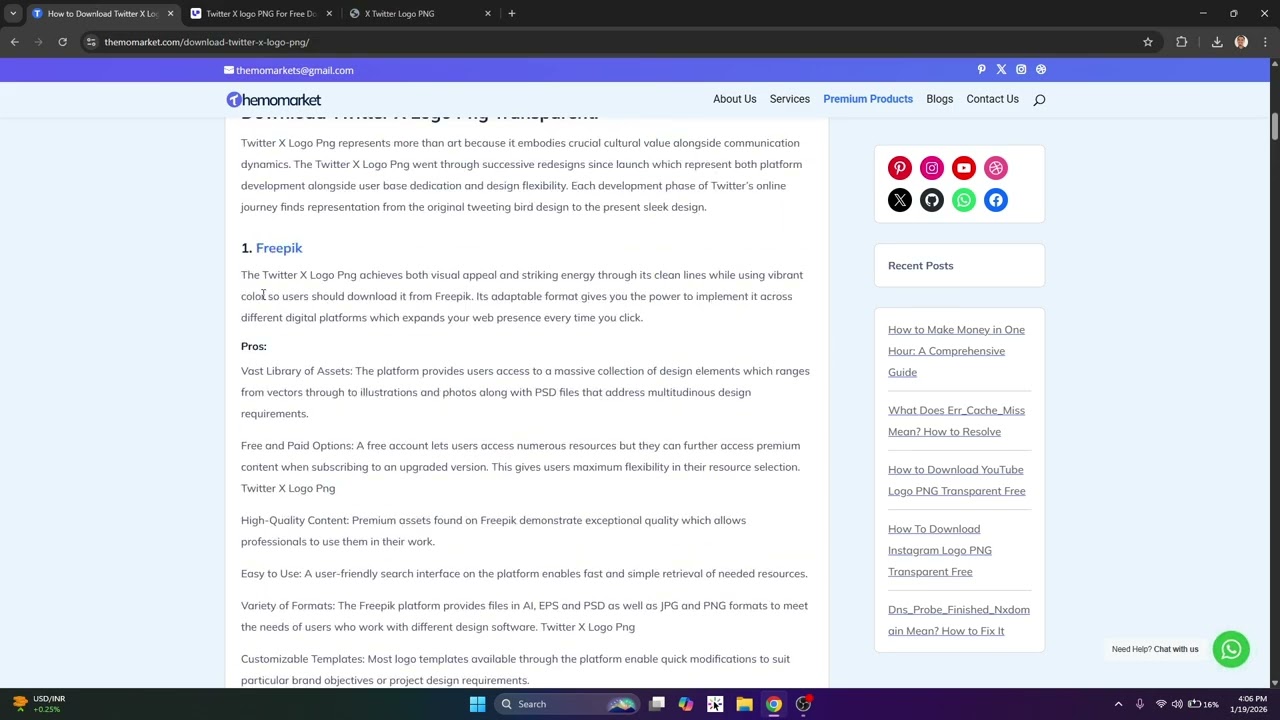 How to Download Twitter X Logo PNG Transparent Ready to Use