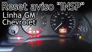 Apagando Aviso INSP linha GM Chevrolet - Deleting Notice INSP line GM Chevrolet