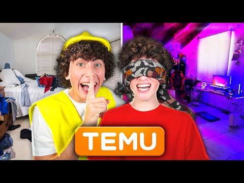 Sorprendo MIO FRATELLO con la GAMING ROOM DEI SUOI SOGNI da TEMU!