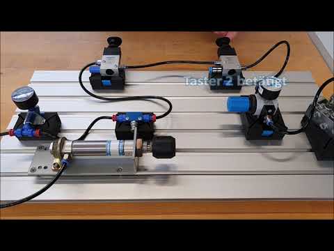 Grundlagen Pneumatik Reihenschaltung