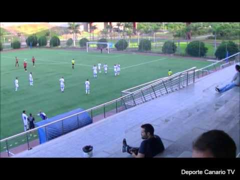 Gol de Balduino, jugador de la UD Ibarra 7 11 2015