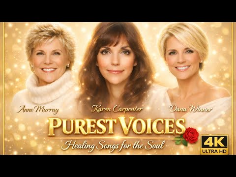 The 3 Purest Voices Ever Heard: Anne Murray, Dana Winner & Karen Carpenter 🌹 Healing Songs (4K)