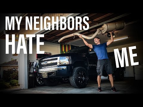 Straight Piped My Silverado! + Soundcheck on Cherry Bomb Extreme Exhaust