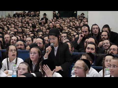 Thousands of children from the Gerer Talmudei Torah are tested on 100s of dapim of Gemara by heart