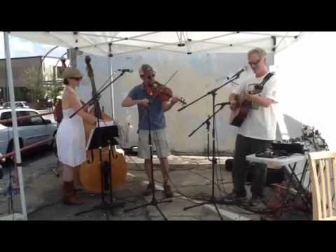 Flat Creek Trio ""Possum up a gum stump" Asheville street m