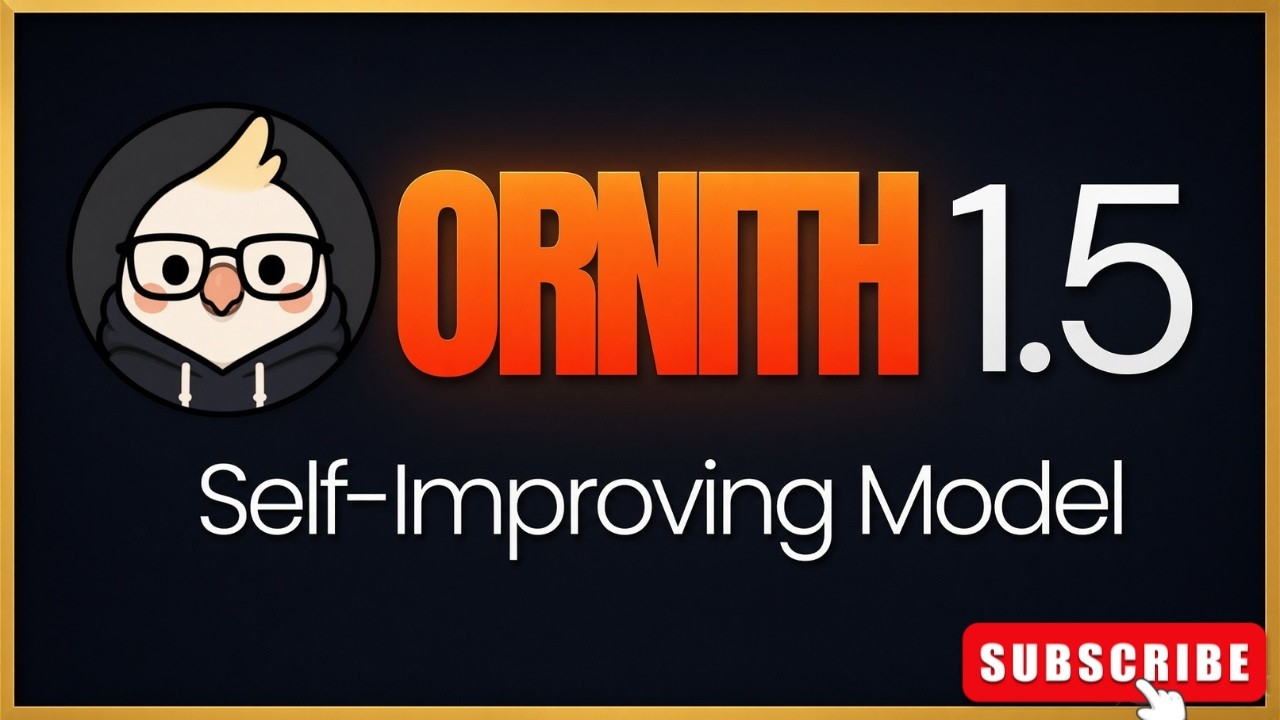 Ornith 1.5 35B-A3B: Self-Improving Model Goes General-Purpose: Run Locally