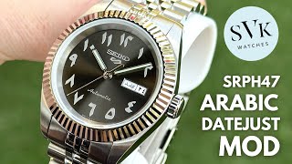 Seiko SRPH47 Arabic Dial Datejust Mod - UAE 54 Edition!