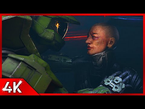 Master Chieft gets emotional after Spartan death - Halo Infinite 4K