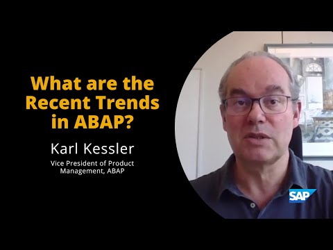 Recent trends in ABAP